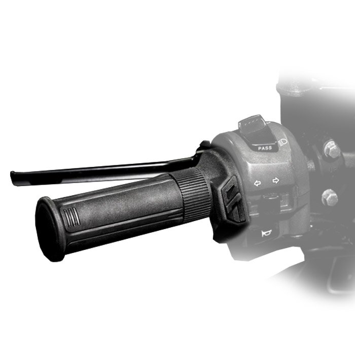 Vyhřívané motocyklové rukojeti KOSO HG-13, 120 mm