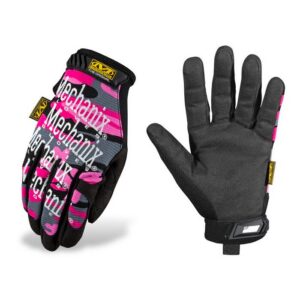 Rukavice Mechanix Original dámské - růžové kamo -L
