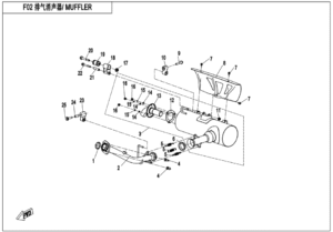F02 MUFFLER(NEW)