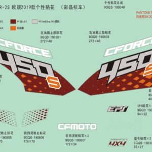 Nálepky (CRYSTAL ORANGE)