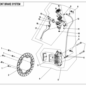 F08-B-1 FRONT BRAKE SYSTEM(HANGTE)