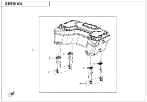 F80-5-A TAIL BOX(OVERLAND,SINGLE BOXE)
