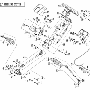 F10-A-A STEERING SYSTEM(WITHOUT EPS,SOMIC STEERING TIE‑ROD)