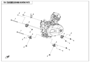 F00-1 ENGINE MOUNTING PARTS