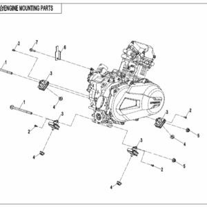 F00-1 ENGINE MOUNTING PARTS