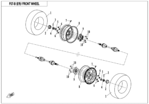 F07-B FRONT WHEEL