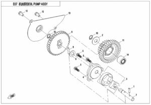 E07 OIL PUMP ASSY