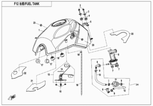 F12 FUEL TANK