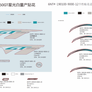 F19-2-C DECAL KITS(NEBULA WHITE)