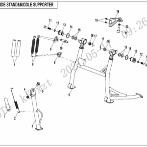 Boční a hlavní stojan