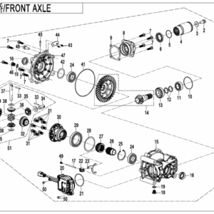 F31 FRONT AXLE