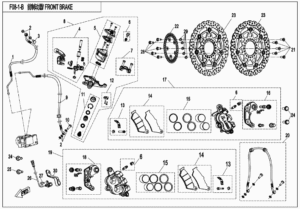 F08-1-B FRONT BRAKE(ABS)