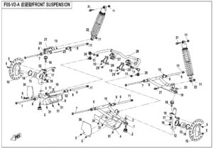 F05-V2-A FRONT SUSPENSION(2017 VERSION)