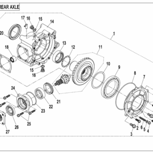 F33-A REAR AXLE(2017)