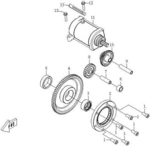 STARTING MOTOR