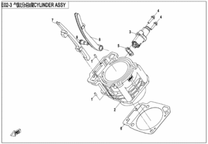 E02-3 CYLINDER ASSY