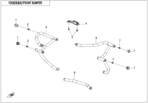 F25 FRONT BUMPER