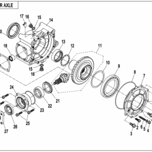 F33 REAR AXLE
