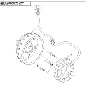 Magneto stator