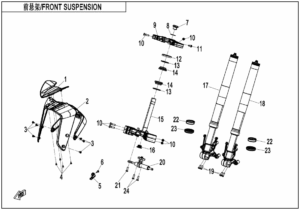F05-B FRONT SUSPENSION(ADVANCED)