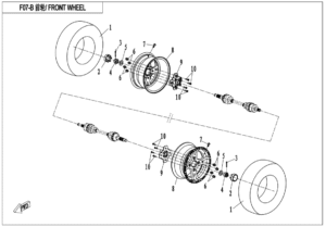 F07-B FRONT WHEEL