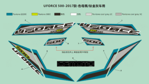 TITANIUM GREY DECALS