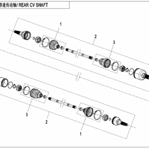 F28 REAR CV SHAFT