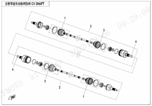 F28-A REAR CV SHAFT