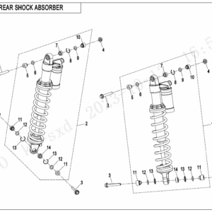 F06-2-B REAR SHOCK ABSORBER(GAS,YiTong)