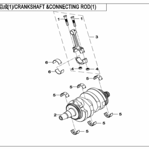Kliková hřídel a ojnice