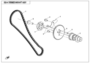 E02-4 CAMSHAFT ASSY