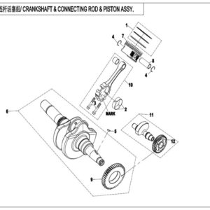 Kliková hřídel + písty II