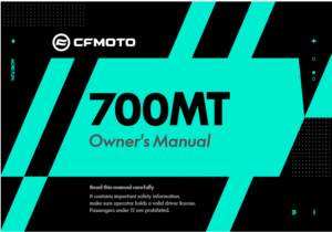 F38 OWNERS MANUAL