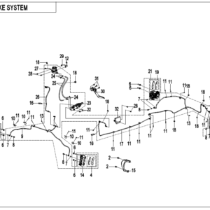 F08-A BRAKE SYSTEM(WITHOUT ABS)