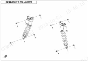 F05-2-A FRONT SHOCK ABSORBER(GAS,YuAn)