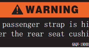 F19-2 SAFETY BELT LEBEL