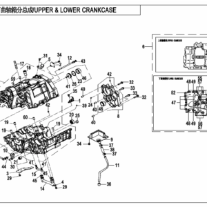 Horní a spodní kliková skříň