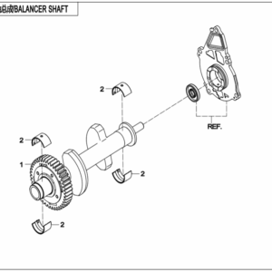 Vyvažovací hřídel