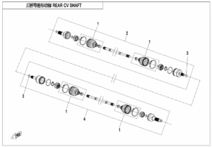 F28-A REAR CV SHAFT(ODM)