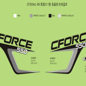 Nálepky (CRYSTAL ORANGE/INJECTED PEARL BLUE)