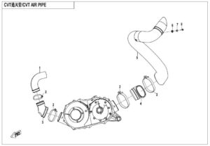 CVT AIR PIPE