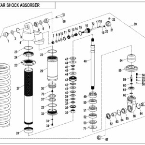F06-2-C-V2 REAR SHOCK ABSORBER(GAS,RUSSIA)