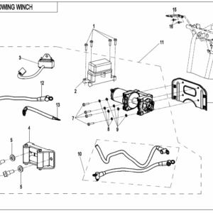 F15-2-A-V2 TOWING WINCH(WIRE ROPE)