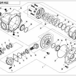 F33-A-V2 REAR AXLE(AUTOMATIC DIFFERENTIAL LOCK)