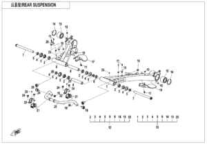 F06-1-V1 REAR SUSPENSION(CASTING)