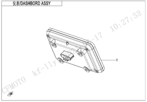 F17 DASHBOARD ASSY