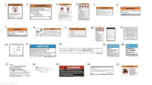 F19-2-B-V2 DECAL WARNING(NA)