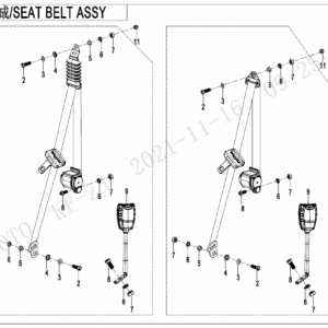 F34-2 SEAT BELT ASSY(FRONT SEAT)