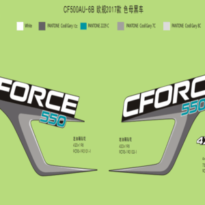 Nálepky (INJECTED PEARL BLUE)