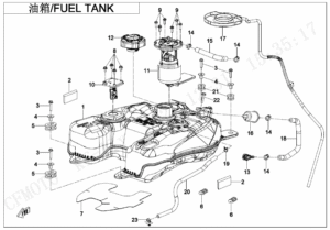 F12 FUEL TANK